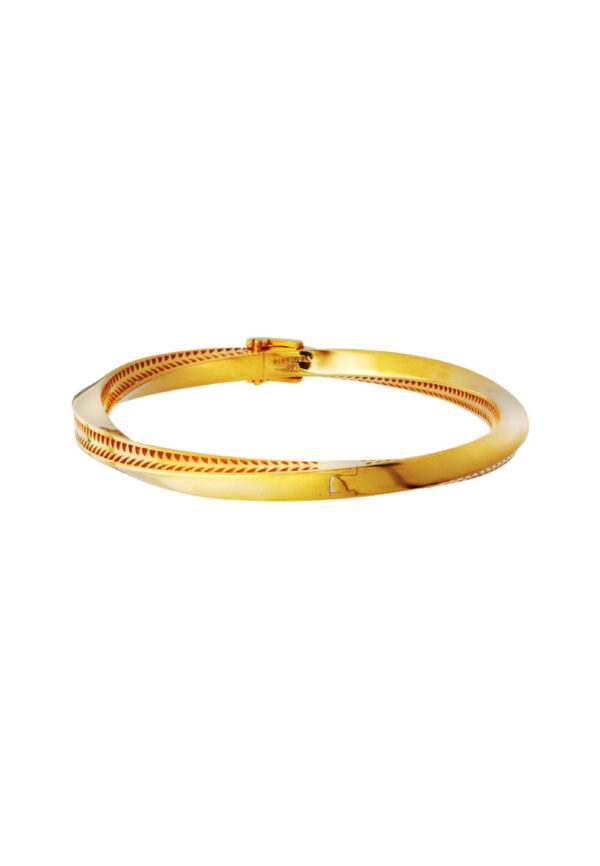 TOMEI Satisfactory Perfect Bangle, Yellow Gold 916