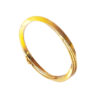 TOMEI Satisfactory Perfect Bangle, Yellow Gold 916