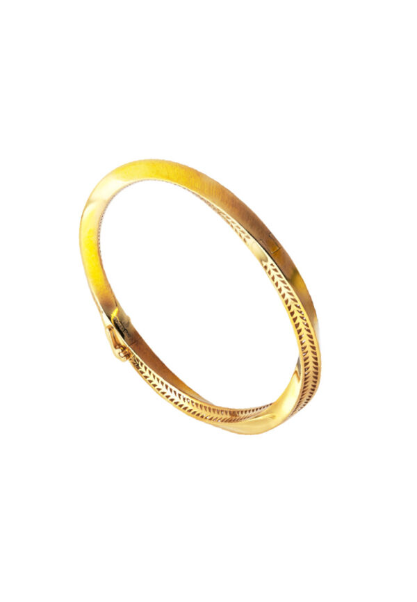 TOMEI Satisfactory Perfect Bangle, Yellow Gold 916