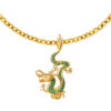 TOMEI Sacred Dragon Pendant, Yellow Gold 916