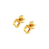 TOMEI [Online Exclusive] Lusso Italia Clover Earrings, Yellow Gold 916