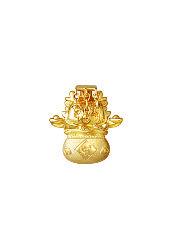 TOMEI Supreme Dragon Charm, Yellow Gold 916