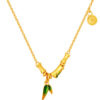 TOMEI X XIFU Bamboo Inspired  Necklace, Yellow Gold 999