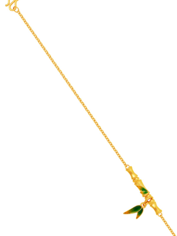 TOMEI X XIFU Bamboo Inspired Bracelet, Yellow Gold 999