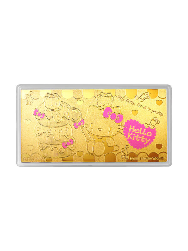 TOMEI X SANRIO Hello Kitty Kind & Pretty Gold Wafer 0.5G, Yellow Gold 9999