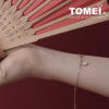 TOMEI Rouge Collection Ginkyo Leaf Bracelet, Rose Gold 750