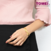 TOMEI Ribbon Bliss Bangle, Yellow Gold 916