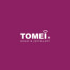 TOMEI White/Red Charm, White Gold 585