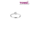 TOMEI [MIX and MATCH] A Shining Star ring, White Gold 375W (R4185)