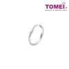 TOMEI [MIX AND MATCH] Sparkly ring, White Gold 585W (R4248)