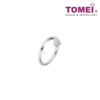 TOMEI [MIX AND MATCH] Diamond Motive Ring, White Gold 375W (R4184)