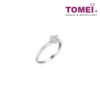TOMEI [MIX AND MATCH] Crown Diamond ring, White Gold 375W (R4180)