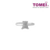 TOMEI [MIX AND MATCH] Teddy Diamond ring, White Gold 375W (R4183)