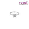 TOMEI [MIX AND MATCH] Teddy Diamond ring, White Gold 375W (R4183)