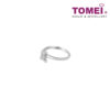 TOMEI [MIX AND MATCH] Teddy Diamond ring, White Gold 375W (R4183)