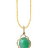 TOMEI 【四季呈祥】Jade Pendant, Yellow Gold 750