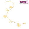 TOMEI Rose of Everlasting Love Bracelet, Yellow Gold 916
