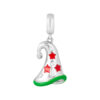TOMEI Wizardry Hat with Stars and Spells Charm| White Gold 585 (14K) (P5793)