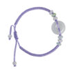 TOMEI [Online Exclusive] Natural Ping-An-Kou Jade with Purple Rope Bracelet