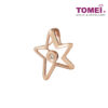 TOMEI [Online Exclusive] Minimalist Star Pendant, Rose Gold 375