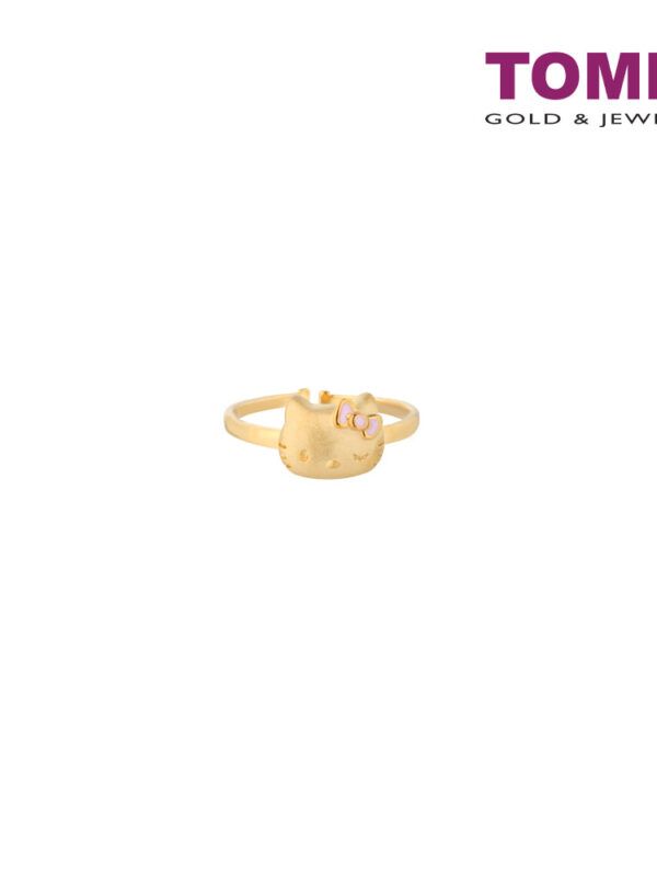 TOMEI x Hello Kitty Ring, Yellow Gold 916