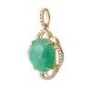TOMEI 【四季呈祥】Jade Pendant, Yellow Gold 750