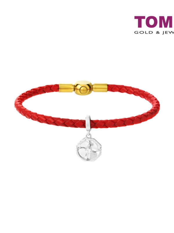 TOMEI Wheel Of Fortune Charm, White Gold 585