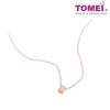 TOMEI Rouge Collection Nacre Enchanting Necklace, Rose Gold 750