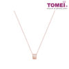 TOMEI Rouge Collection Nacre Enchanting Necklace, Rose Gold 750