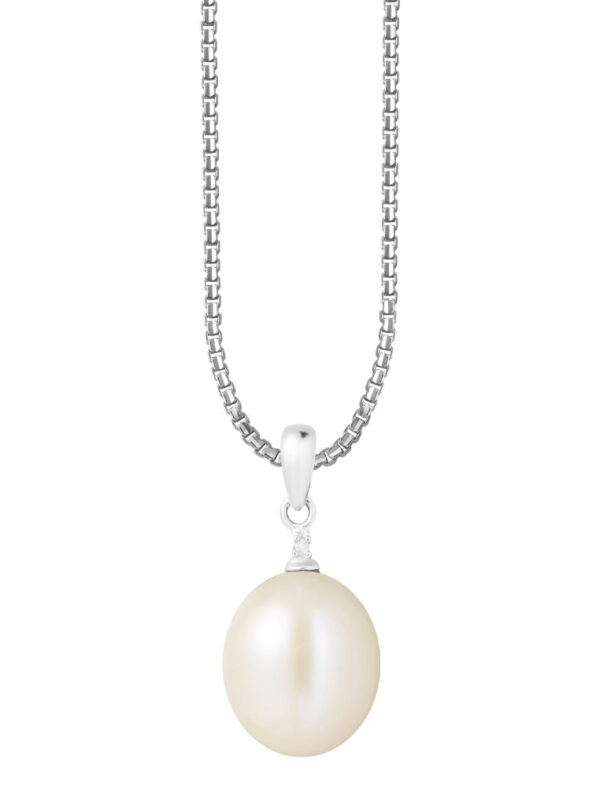 TOMEI [Online Exclusive ] Fresh Water White Pearl Pendant I White Gold 750