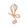 TOMEI [Online Exclusive] Minimalist Butterfly's Wing Pendant, Rose Gold 375