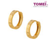 TOMEI Simply Hoop Earrings, Yellow Gold 916
