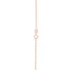TOMEI Rouge Collection Cross Necklace, Rose Gold 750