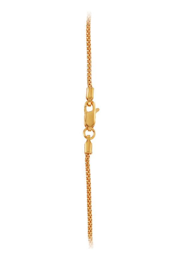 TOMEI Tri-Tone Circle Entwined Necklace, Yellow Gold 916