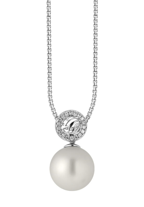 TOMEI South Sea Pearl Pendant, White Gold 750