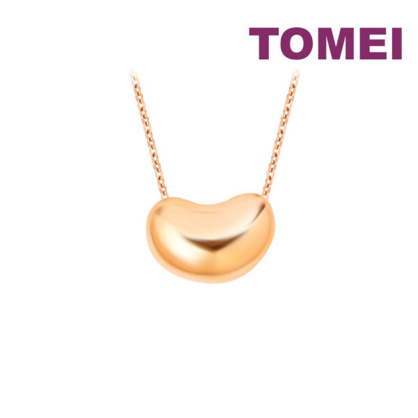 TOMEI Rouge Collection Perfect Love Necklace, Rose Gold 750