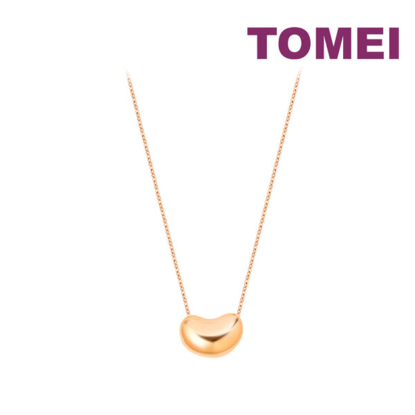 TOMEI Rouge Collection Perfect Love Necklace, Rose Gold 750