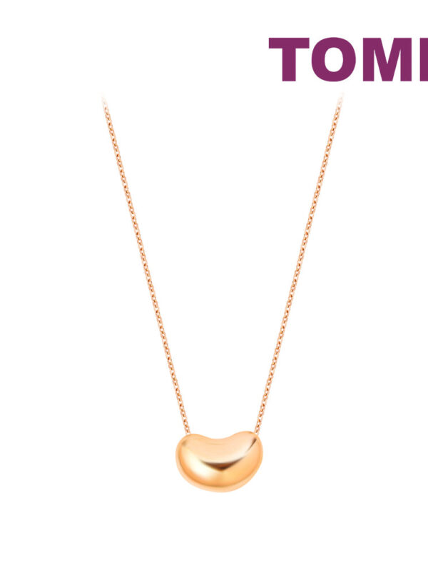 TOMEI Rouge Collection Perfect Love Necklace, Rose Gold 750