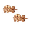 TOMEI Rouge Collection Elephant Earrings, Rose Gold 750