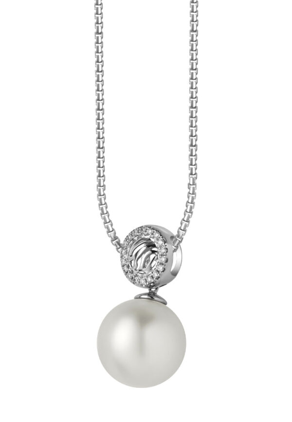TOMEI South Sea Pearl Pendant, White Gold 750