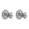 TOMEI Ruby Earrings, White Gold 750