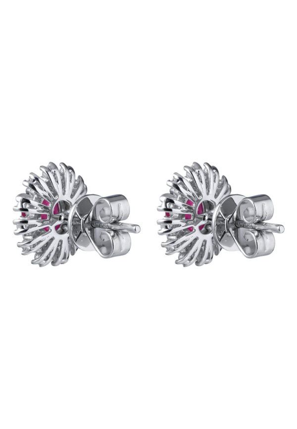 TOMEI Ruby Earrings, White Gold 750
