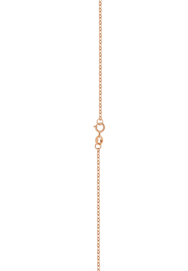 TOMEI Rouge Collection Forever Love Necklace, Rose Gold 750