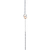 TOMEI 【真爱无尽】Infinity Love Bracelet, White+Rose Gold 585