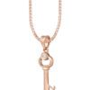 TOMEI [Online Exclusive] Awesome 21st Birthday Key Pendant, Rose Gold 375