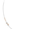 TOMEI 【真爱无尽】Infinity Love Bracelet, White+Rose Gold 585