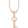 TOMEI [Online Exclusive] Awesome 21st Birthday Key Pendant, Rose Gold 375