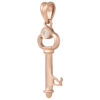 TOMEI [Online Exclusive] Awesome 21st Birthday Key Pendant, Rose Gold 375