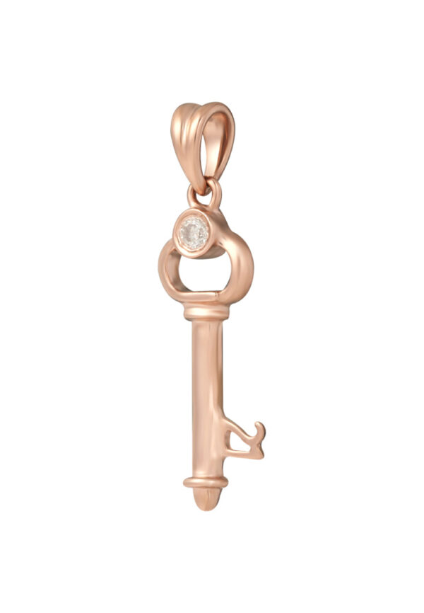 TOMEI [Online Exclusive] Awesome 21st Birthday Key Pendant, Rose Gold 375