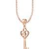 TOMEI [Online Exclusive] Awesome 21st Lovely Key Pendant, Rose Gold 375